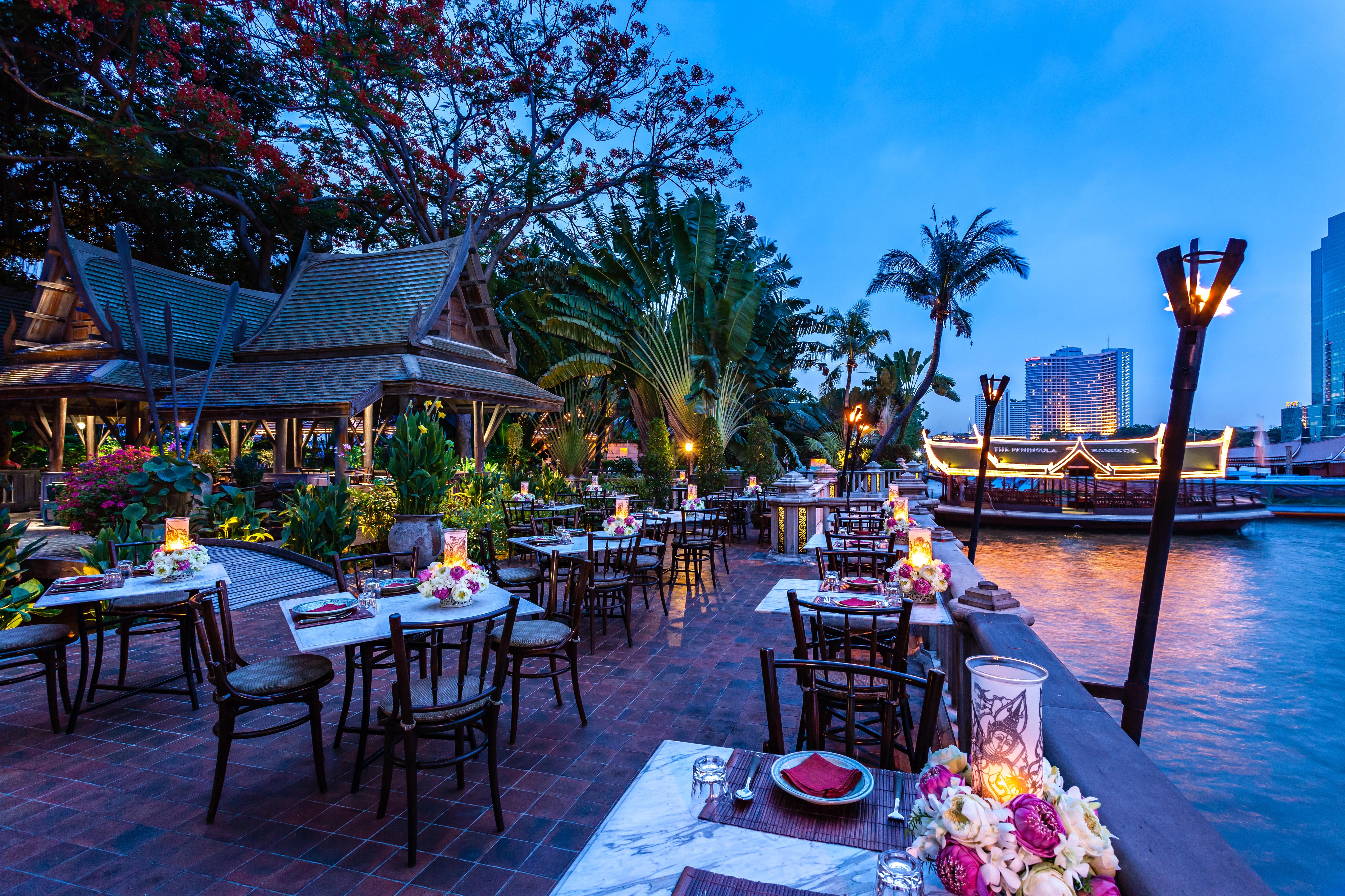 The Peninsula Bangkok Hotel Exterior foto River Cafe